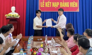 Cà Mau: Tạo nguồn, phát triển đảng viên học sinh